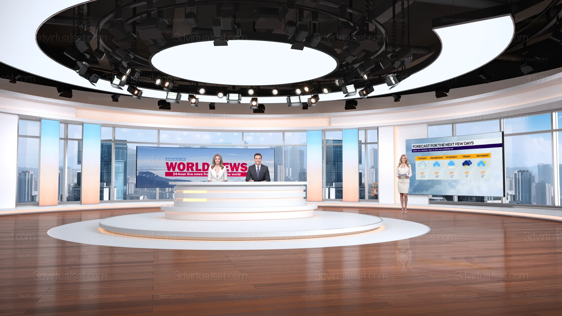 Virtual Set 140 For TriCaster Shot 1-1